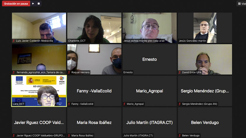 Tercer taller participativo estrategias de comercialización leguminosas zona Duero